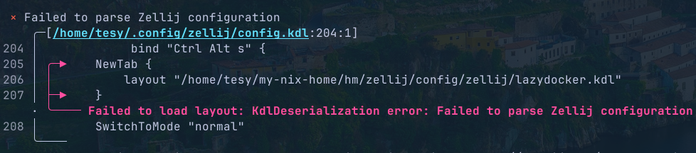 error zellij